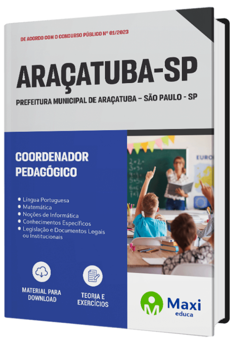 - Apostila Prefeitura de Araçatuba-SP 2023 Coordenador Pedagógico