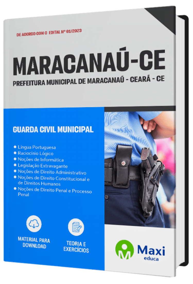 - Apostila Prefeitura de Maracanaú - CE - 2023 Guarda Civil Municipal