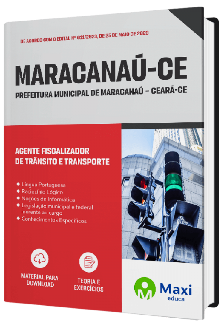 - Apostila Prefeitura de Maracanaú-CE 2023 Agente Fiscalizador de Trânsito e Transporte