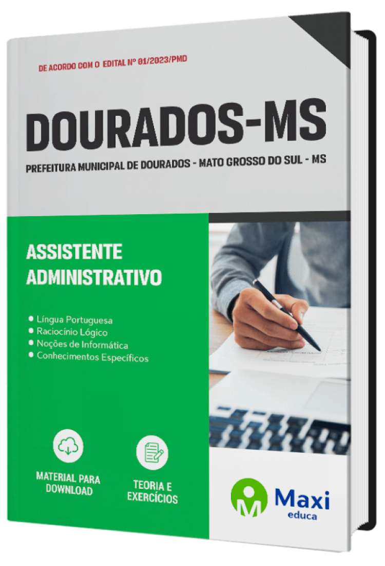 - Apostila Prefeitura de Dourados - MS - 2023 Assistente Administrativo