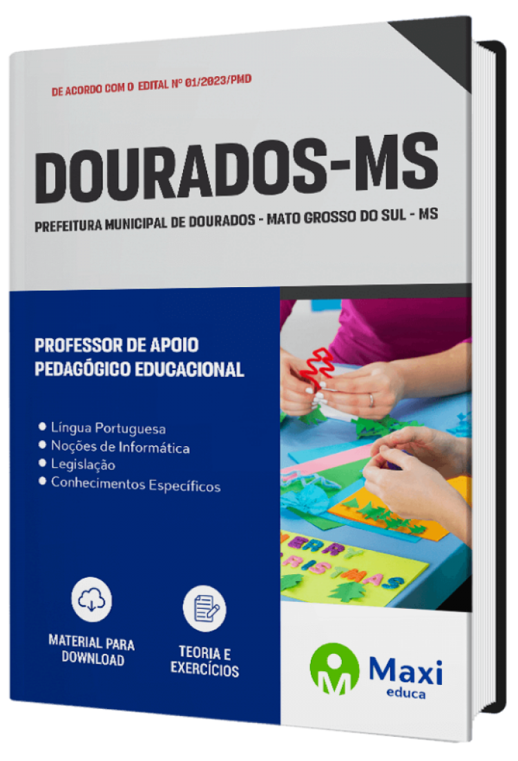 - Apostila Prefeitura de Dourados - MS - 2023 Professor de Apoio Pedagógico Educacional