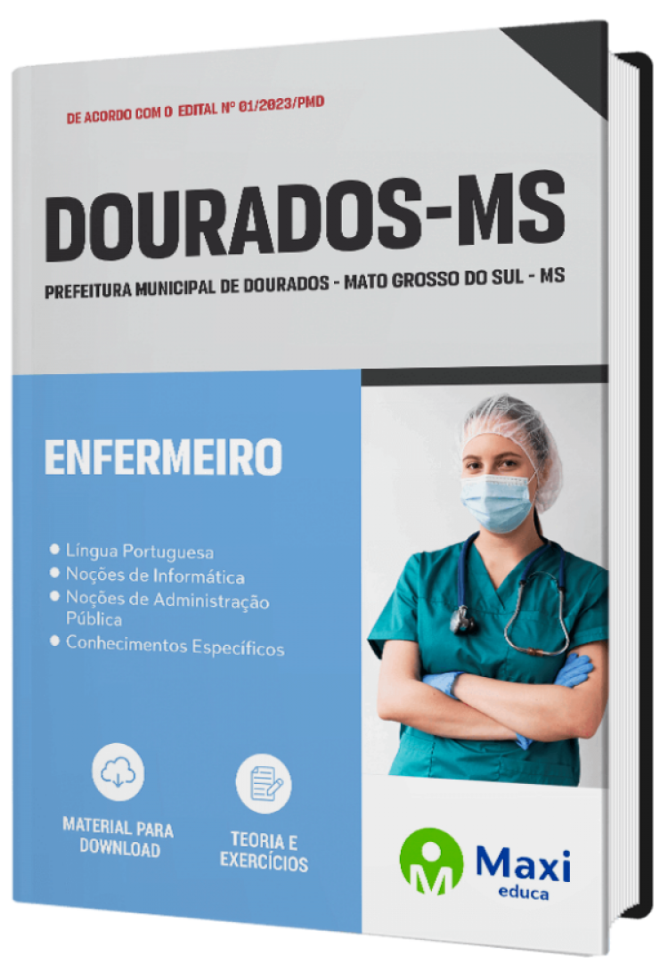 - Apostila Prefeitura de Dourados - MS - 2023 Enfermeiro