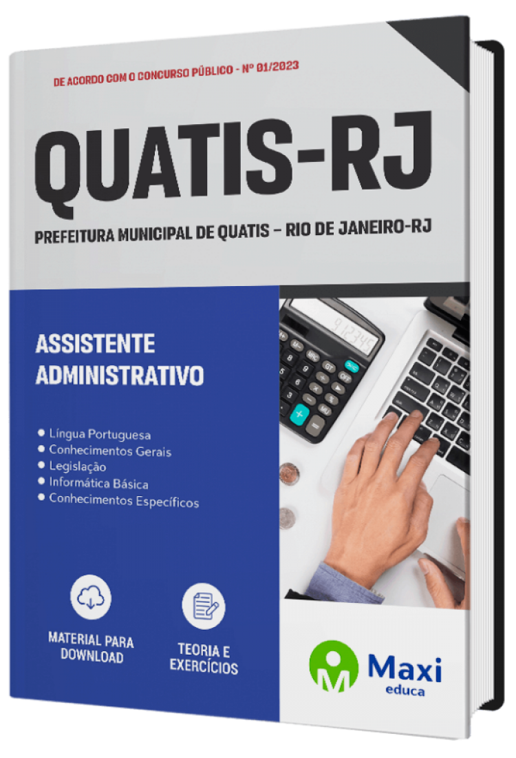 - Apostila Prefeitura de Quatis-RJ 2023 Assistente Administrativo