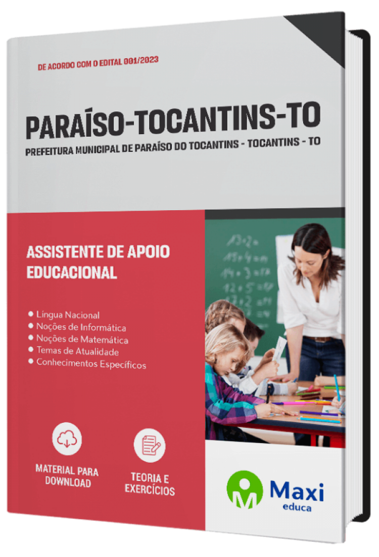 - Apostila Prefeitura de Paraíso - TO - 2023 Assistente de Apoio Educacional