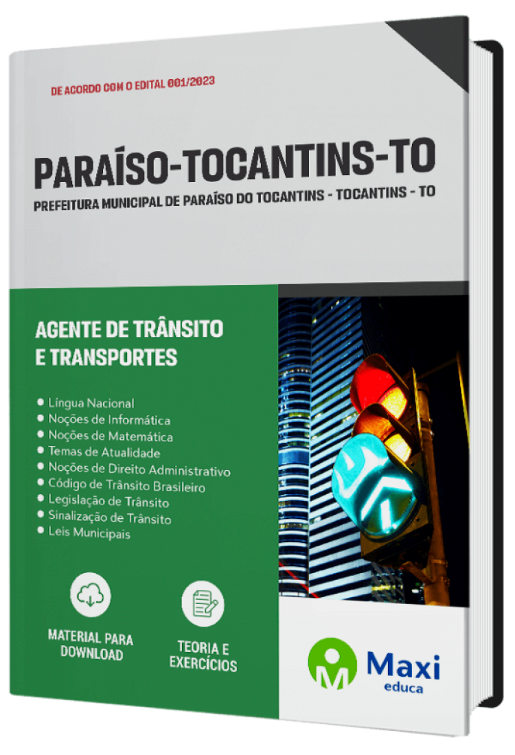 - Apostila Prefeitura de Paraíso - TO - 2023 Agente de Trânsito e Transportes