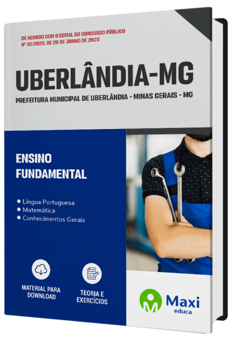 - Apostila Prefeitura de Uberlândia - MG - 2023 Comum aos Cargos de Ensino Fundamental