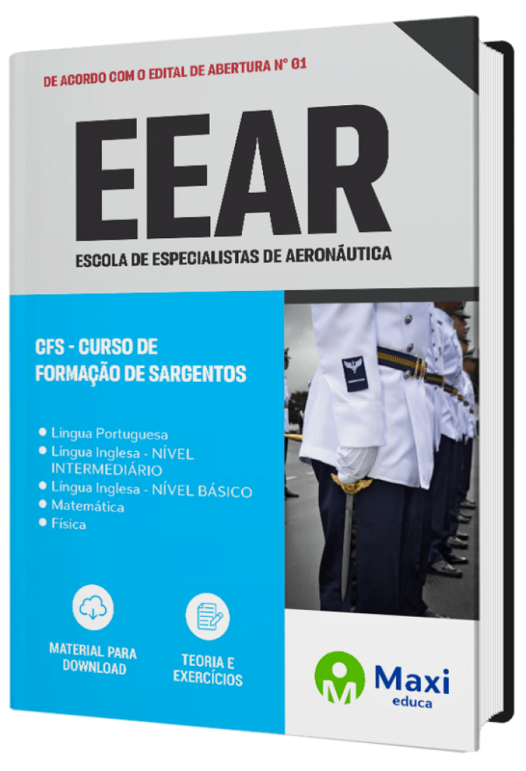 - Apostila EEAR - Escola de Especialistas de Aeronáutica 2023 CFS - Curso de Formação de Sargentos