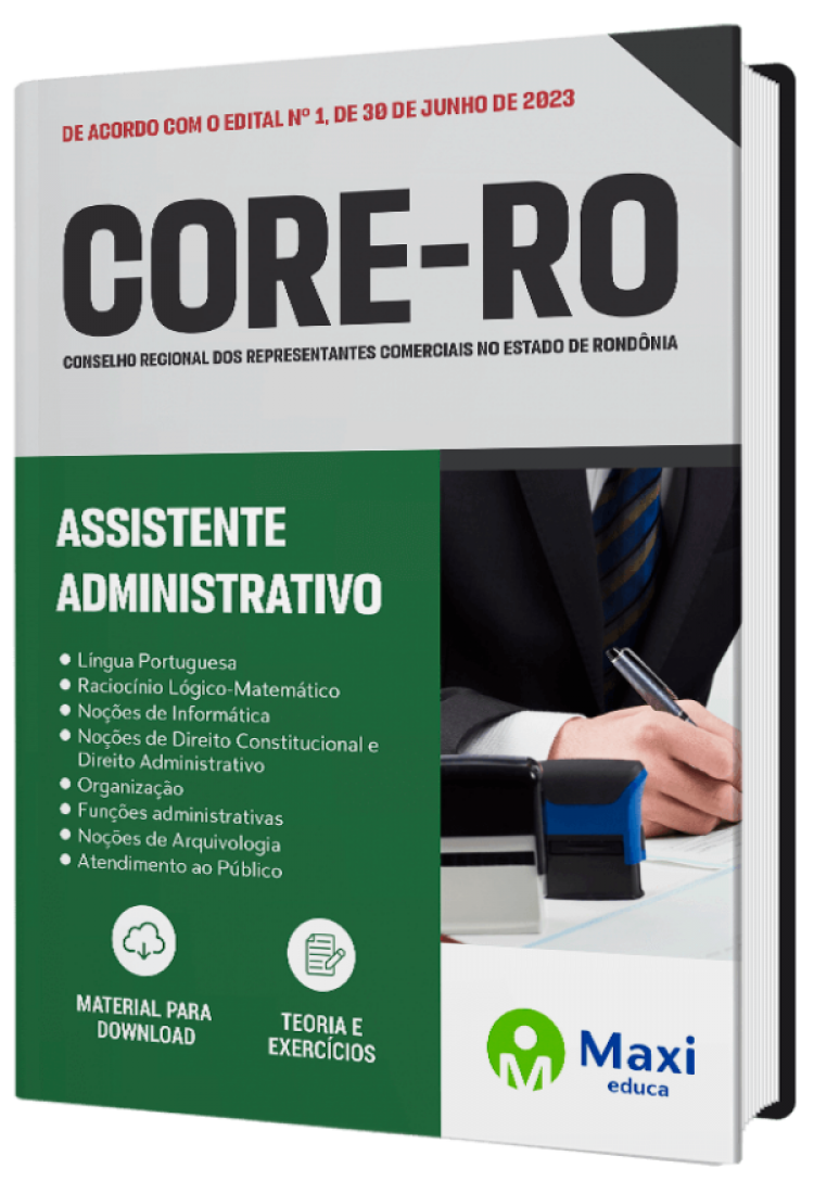 - Apostila CORE-RO - 2023 Assistente Administrativo