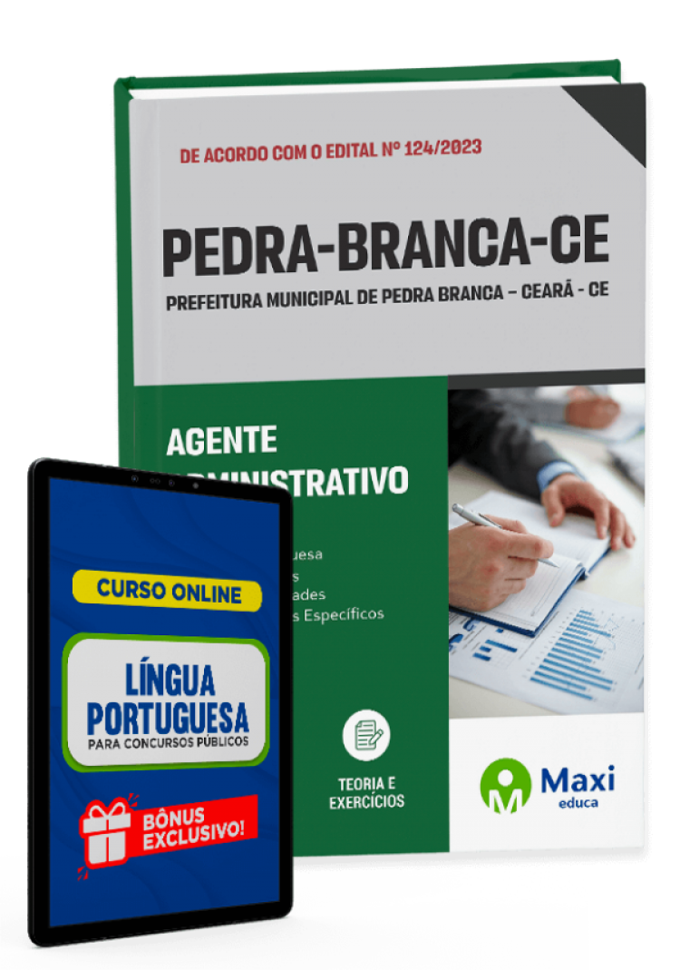 - Apostila Prefeitura de Pedra Branca - CE - 2023 Agente Administrativo