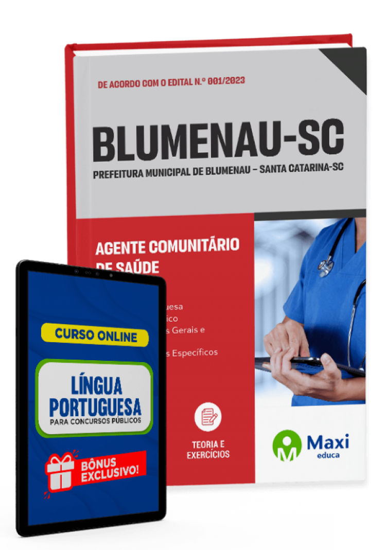 - Apostila Prefeitura de Blumenau - SC - 2023 Agente Comunitário De Saúde