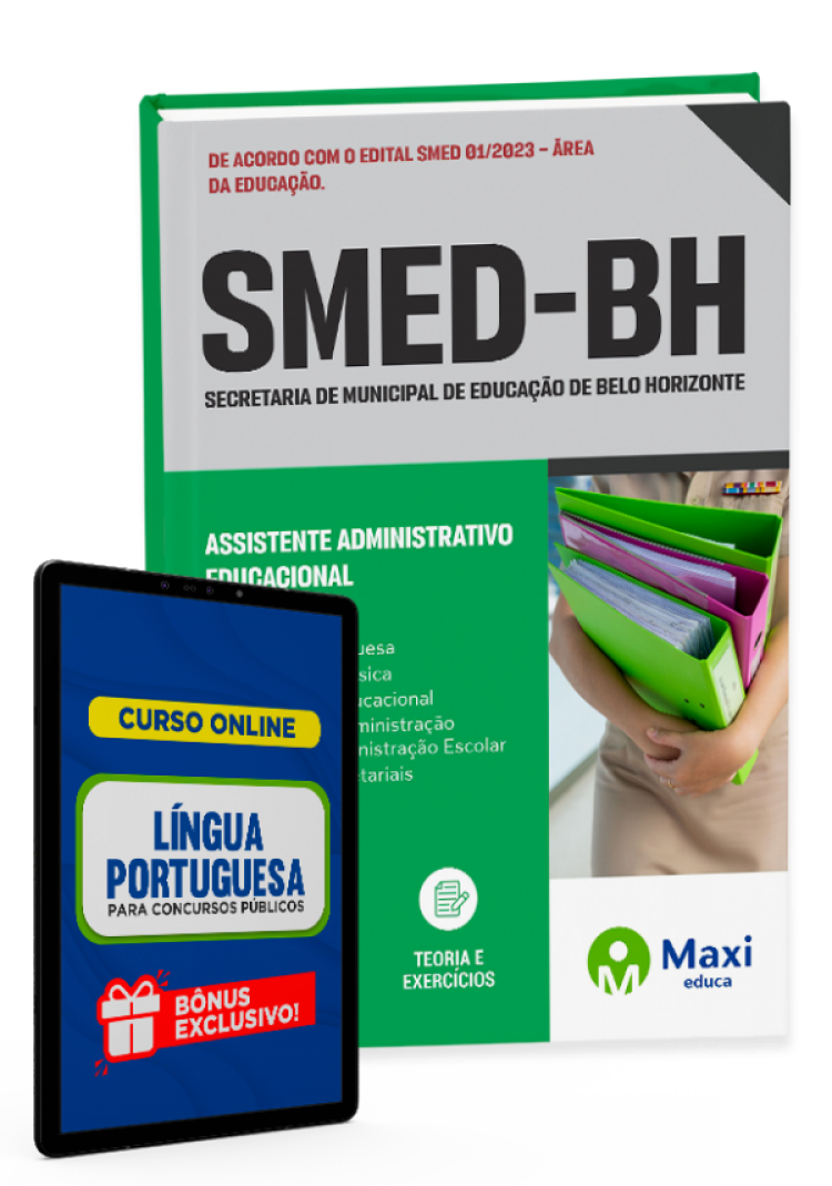 - Apostila SMED BH - 2023 Assistente Administrativo Educacional