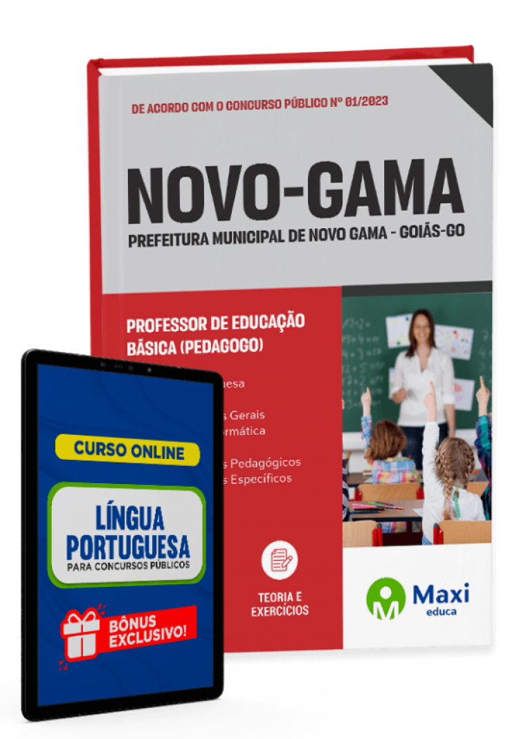 - Apostila Prefeitura de Novo Gama - GO - 2023 Professor de Educação Básica (Pedagogo)