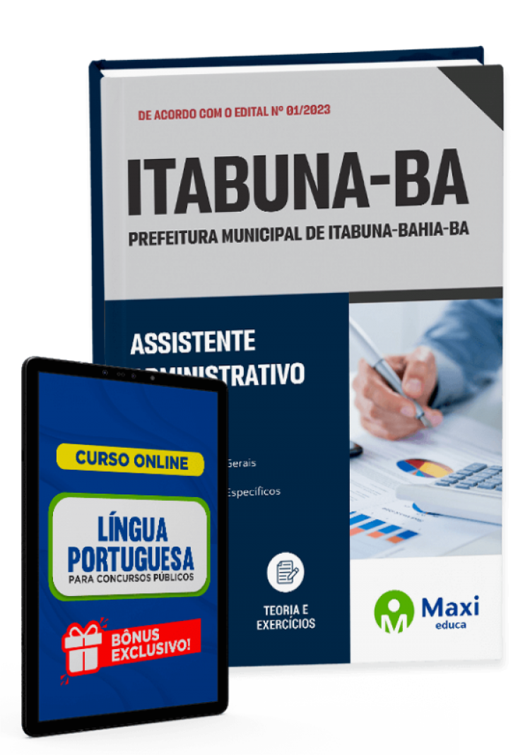 - Apostila Prefeitura de Itabuna - BA - 2023 Assistente Administrativo