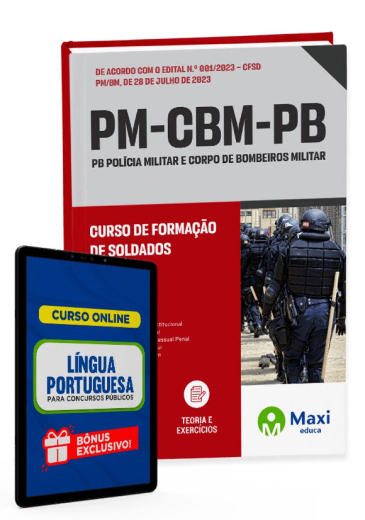 - Apostila PM-CBM-PB - 2023 Curso de Formação de Soldados