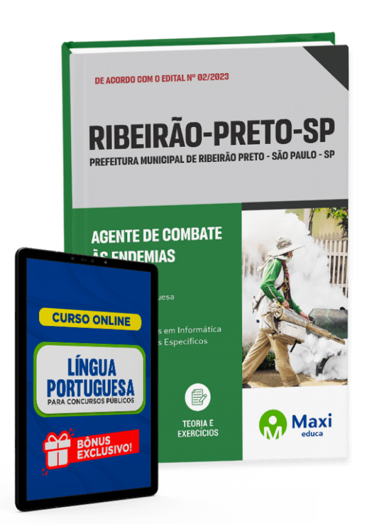 - Apostila Prefeitura de Ribeirão Preto - SP - 2023 Agente de Combate às Endemias