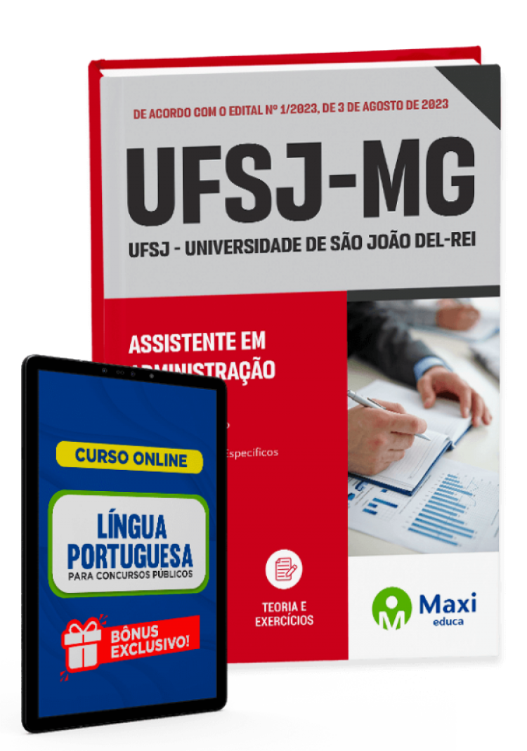 - Apostila UFSJ - 2023 Assistente em Administração