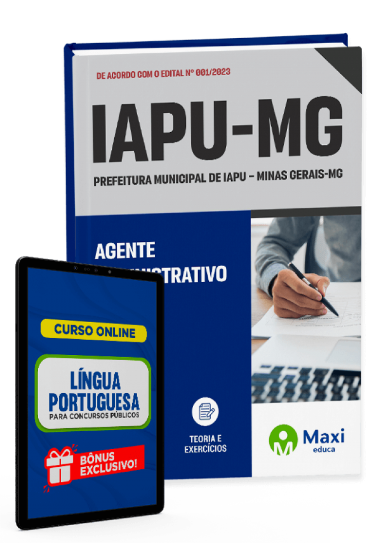 - Apostila Prefeitura de Iapu - MG - 2023 Agente Administrativo