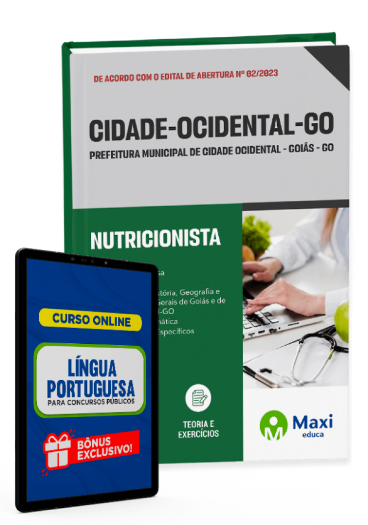 - Apostila Prefeitura de Cidade Ocidental - GO - 2023 Nutricionista