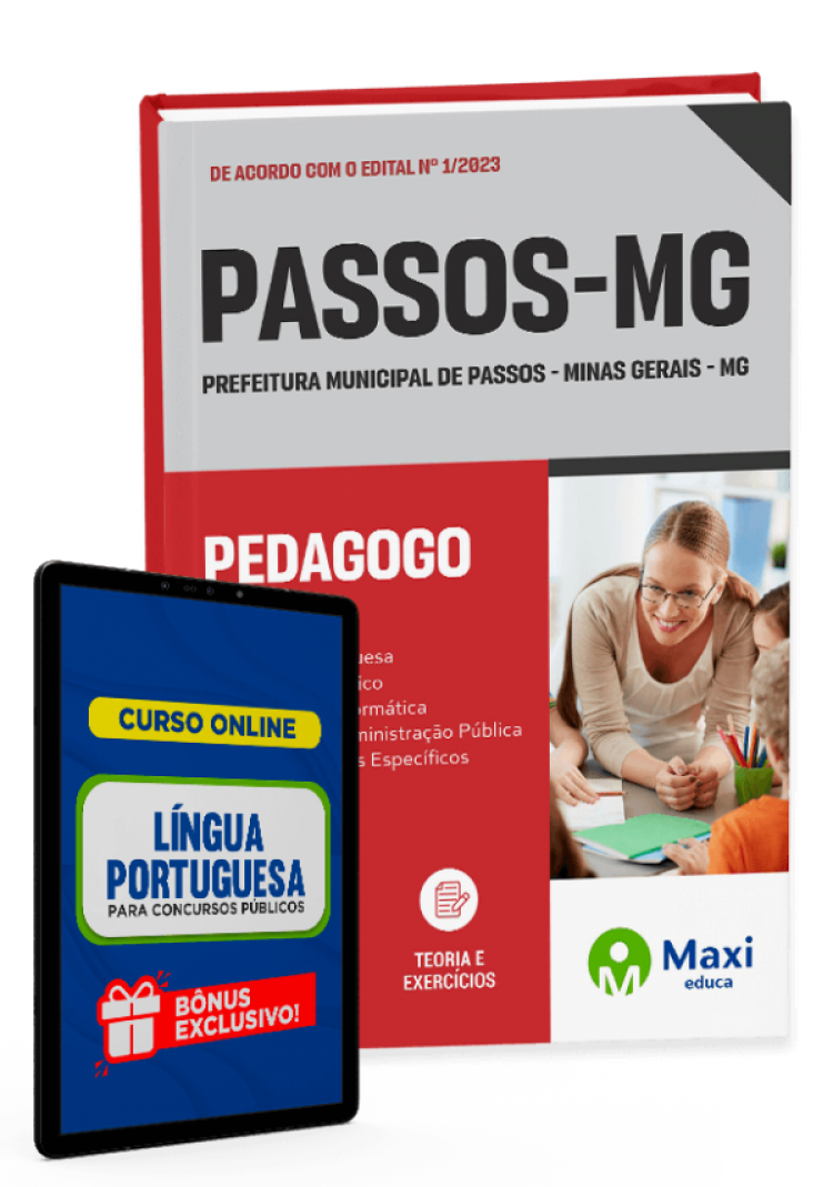 - Apostila Prefeitura de Passos - MG - 2023 Pedagogo