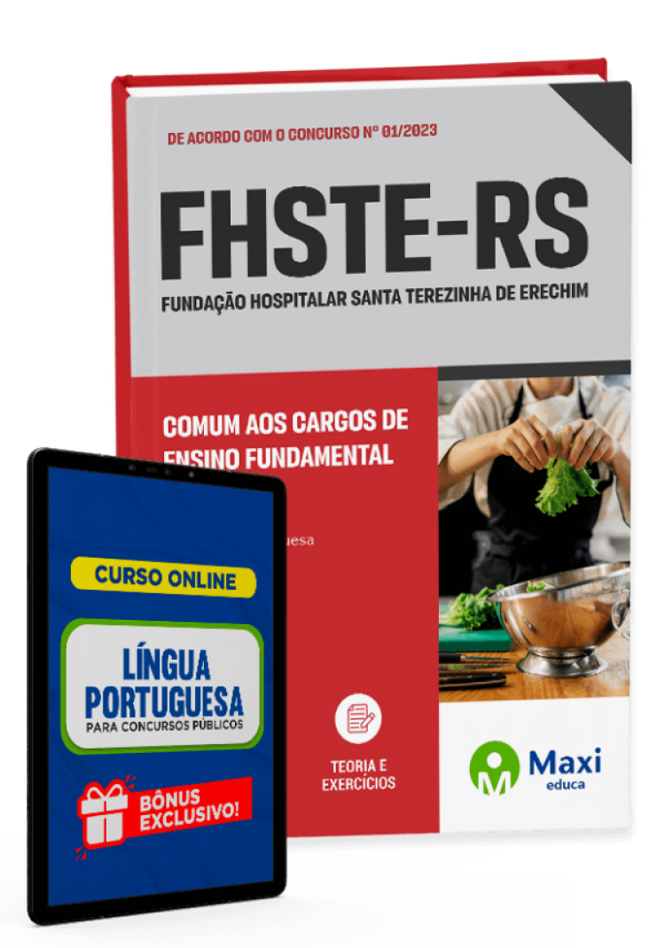 - Apostila FHSTE-RS - 2023 Comum aos cargos de Ensino fundamental