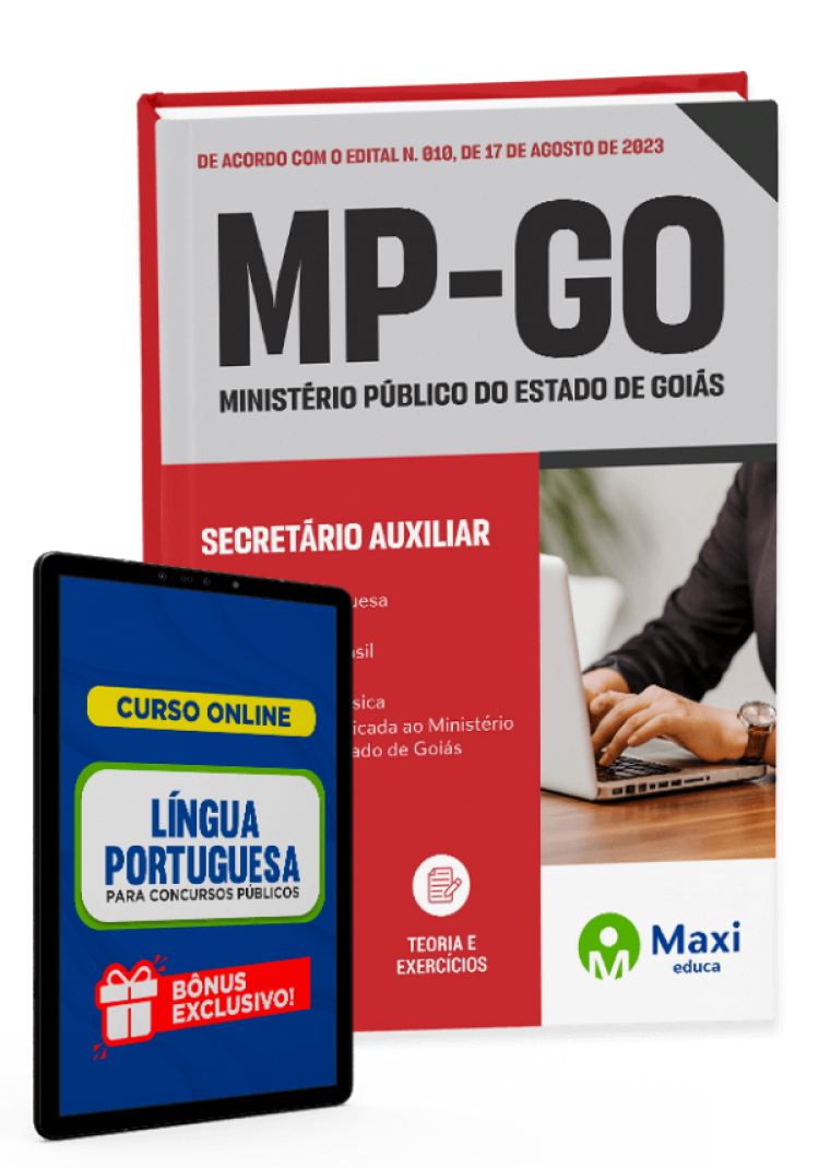 - Apostila MP-GO - 2023 Secretário Auxiliar