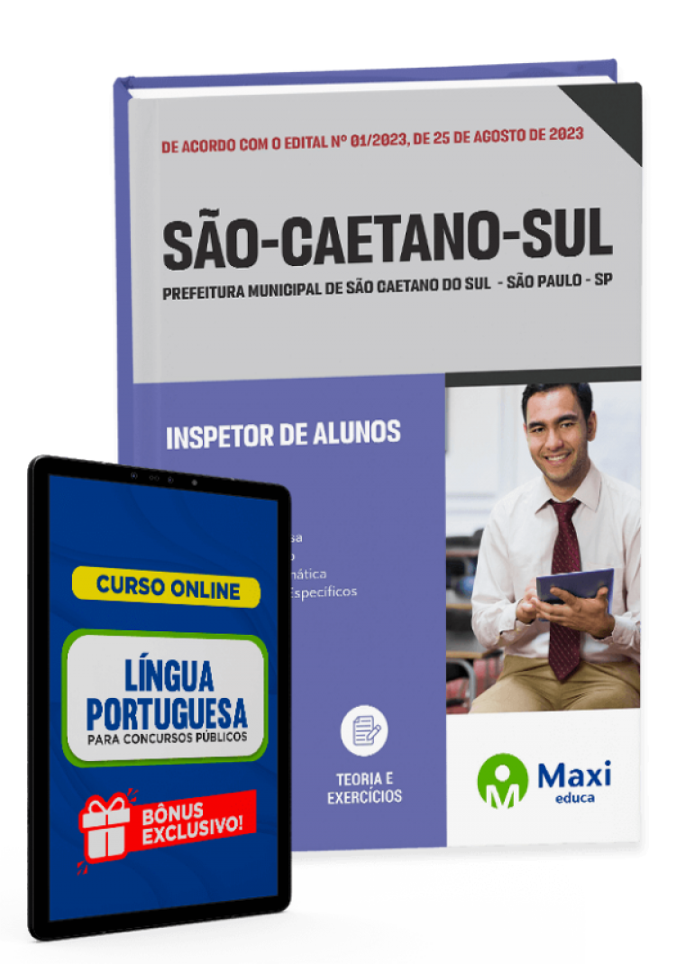 - Apostila Prefeitura de São Caetano do Sul - SP - 2023 Inspetor de Alunos