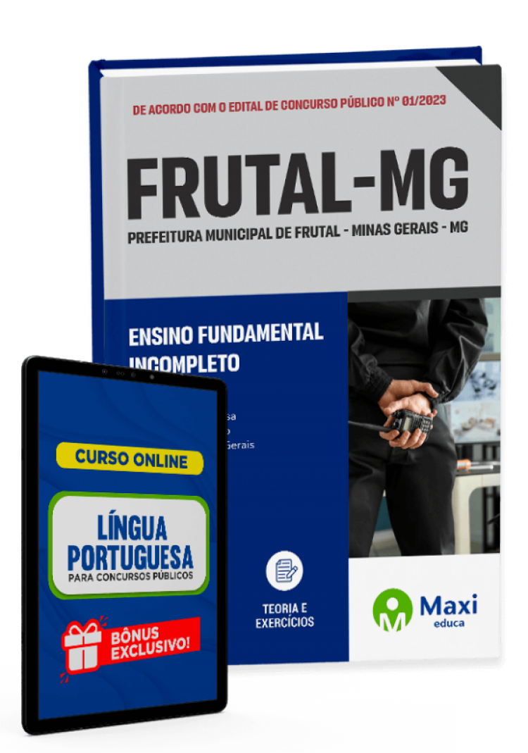 - Apostila Prefeitura de Frutal - MG - 2023 Ensino Fundamental Incompleto