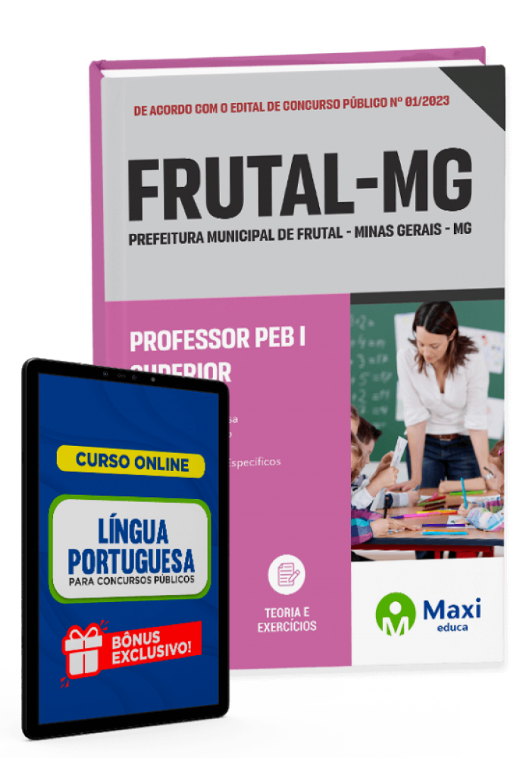 - Apostila Prefeitura de Frutal - MG - 2023 Professor PEB I - Superior