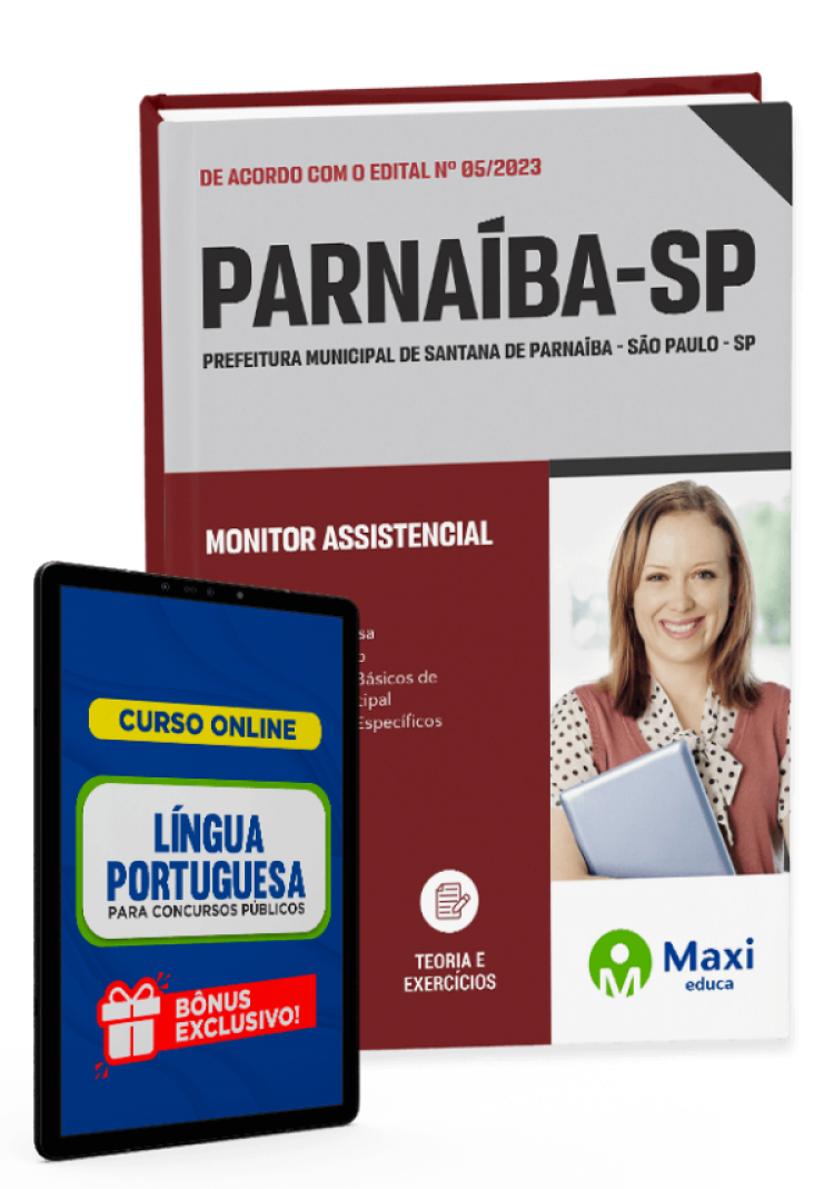 - Apostila Prefeitura de Santana de Parnaíba - SP - 2023 Monitor Assistencial