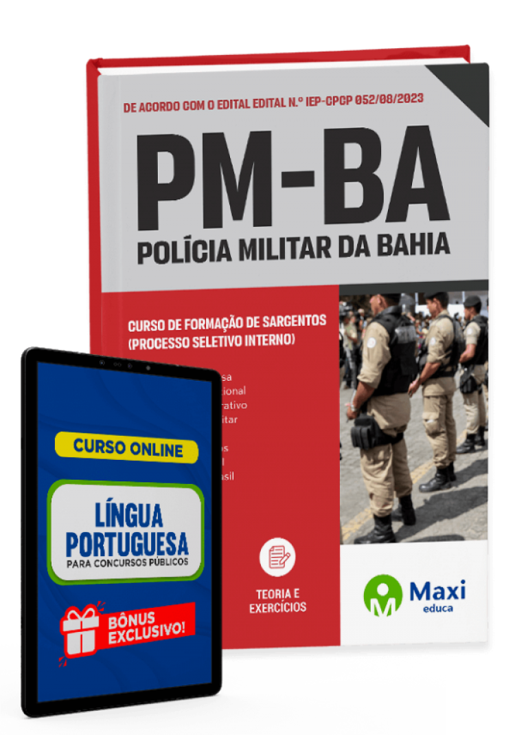 - Apostila PM-BA - 2023 Curso de Formação de Sargentos (Processo Seletivo Interno)