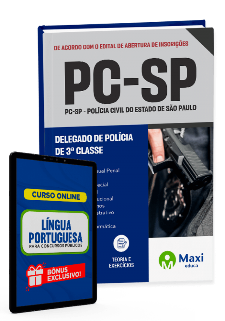 - Apostila PC-SP - 2023 Delegado de Polícia de 3ª classe