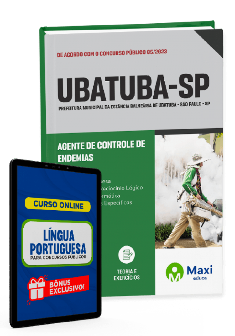 - Apostila Prefeitura da Estância Balneária de Ubatuba - SP - 2023 Agente de Controle de Endemias