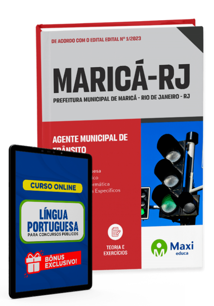 - Apostila Prefeitura de Maricá - RJ - 2023 Agente Municipal de Trânsito