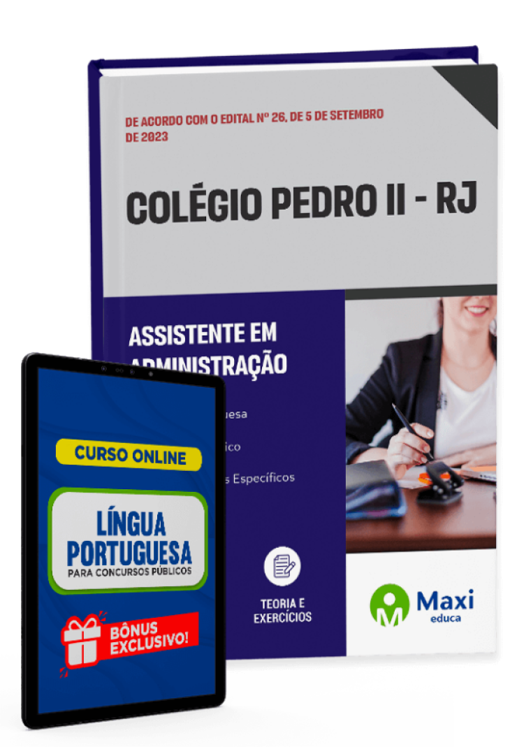 - Apostila Colégio Pedro II - RJ - 2023 Assistente em Administração