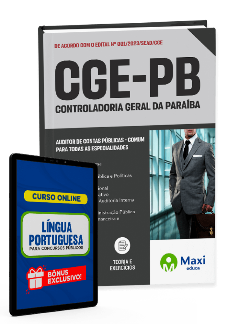 - Apostila CGE-PB - 2023 Auditor de Contas Públicas - Comum para todas as especialidades