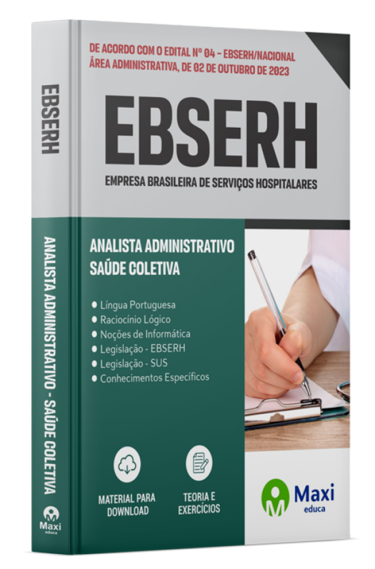 - Apostila EBSERH 2023 Analista Administrativo - Saúde Coletiva