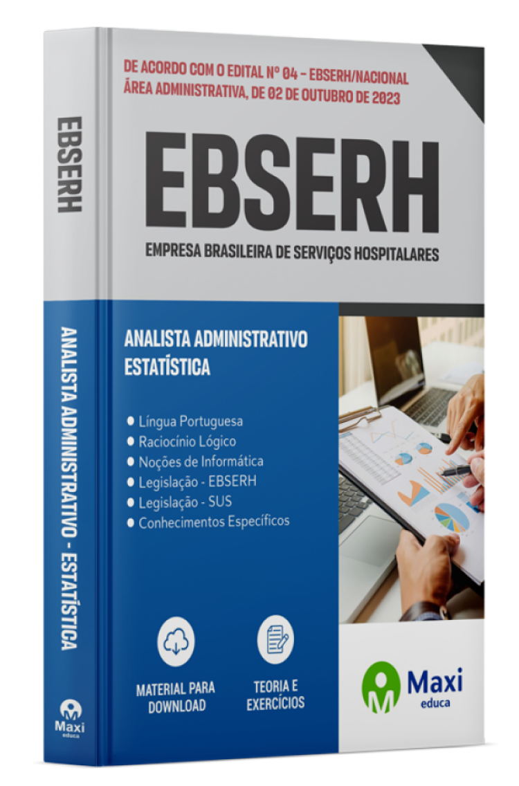 - Apostila EBSERH 2023 Analista Administrativo - Estatística