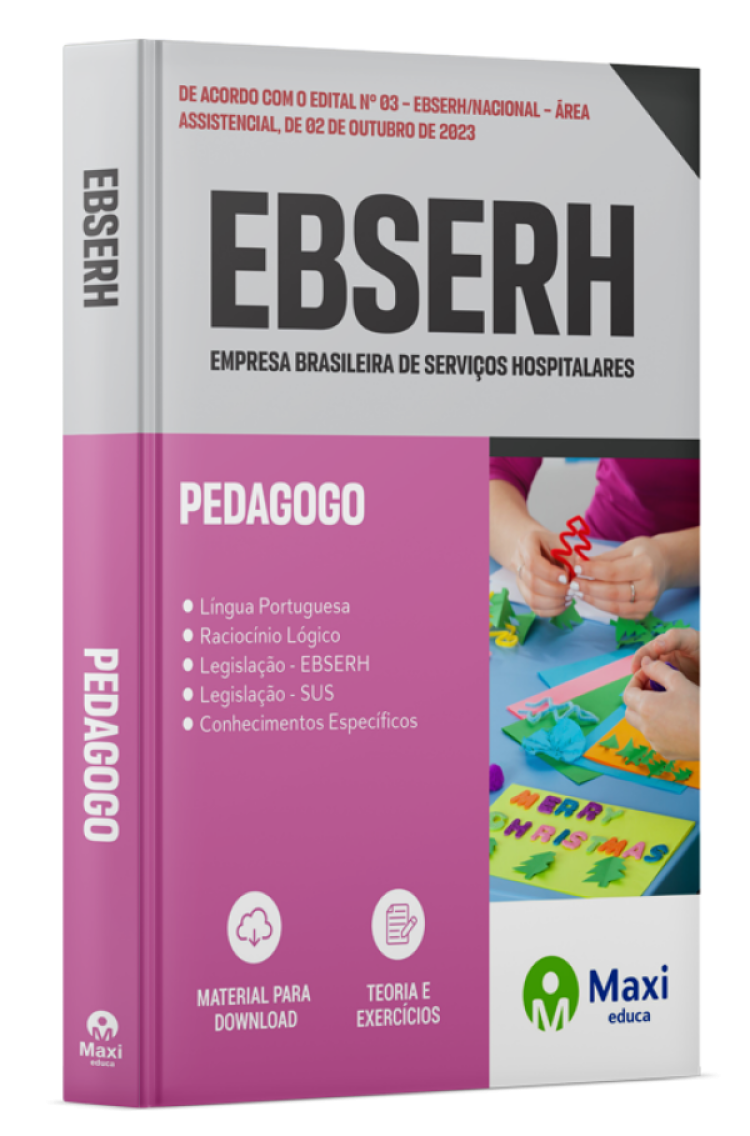 - Apostila EBSERH 2023 Pedagogo