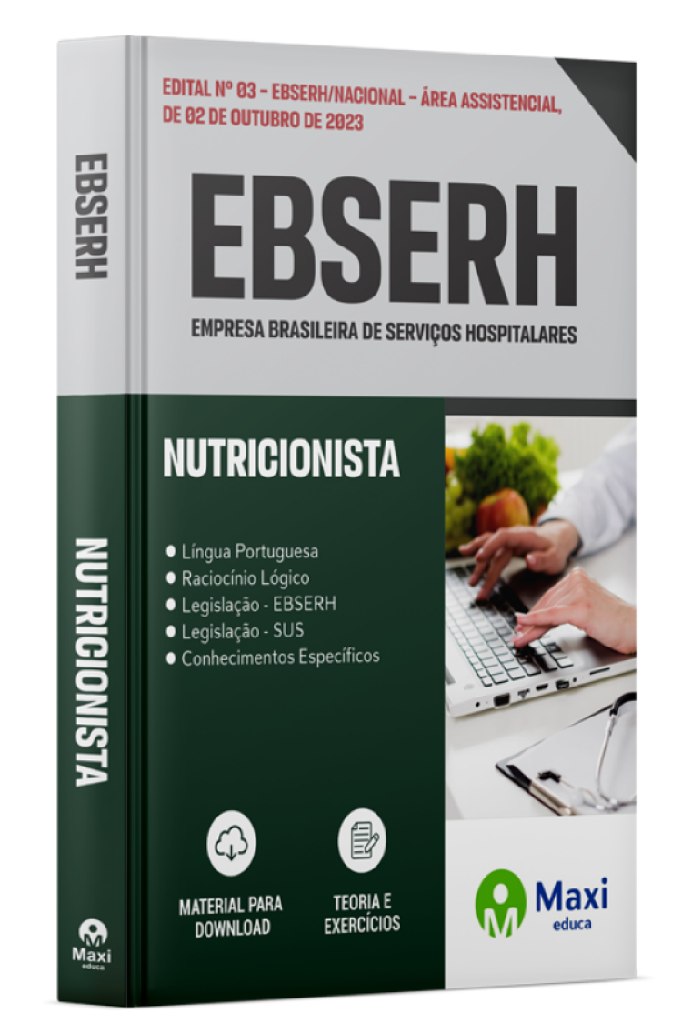 - Apostila EBSERH 2023 Nutricionista