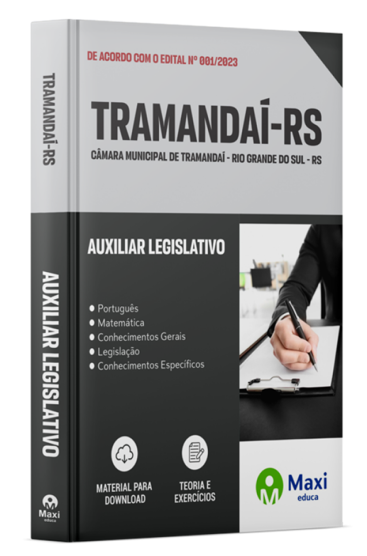 - Apostila Câmara de Tramandaí - RS - 2023 - Auxiliar Legislativo