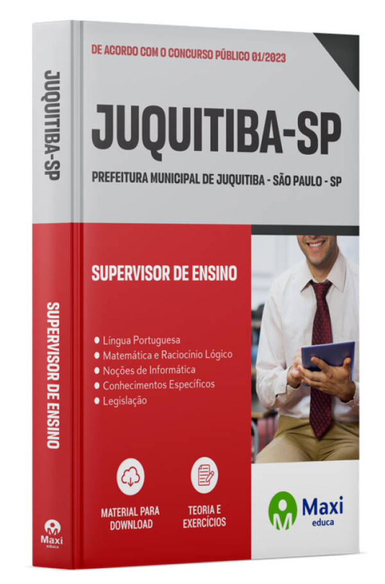 - Apostila Prefeitura de Juquitiba-SP 2023 Supervisor de Ensino