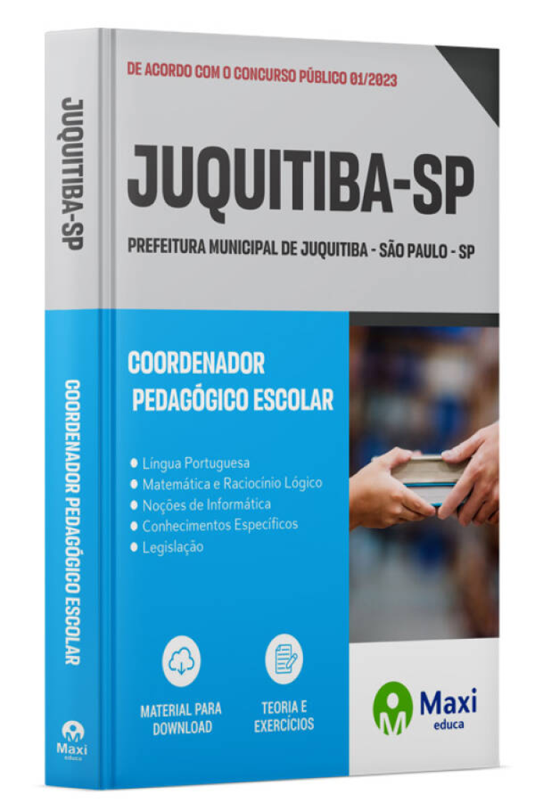 - Apostila Prefeitura de Juquitiba-SP 2023 Coordenador Pedagógico Escolar